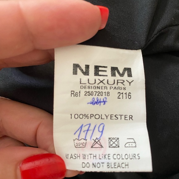 Nem Luxury design Paris womens plated dress - Picture 13 of 16